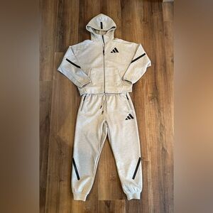 NWT adidas Z.N.E. FULL-ZIP HOODED TRACK JACKET and PANTS - Size L